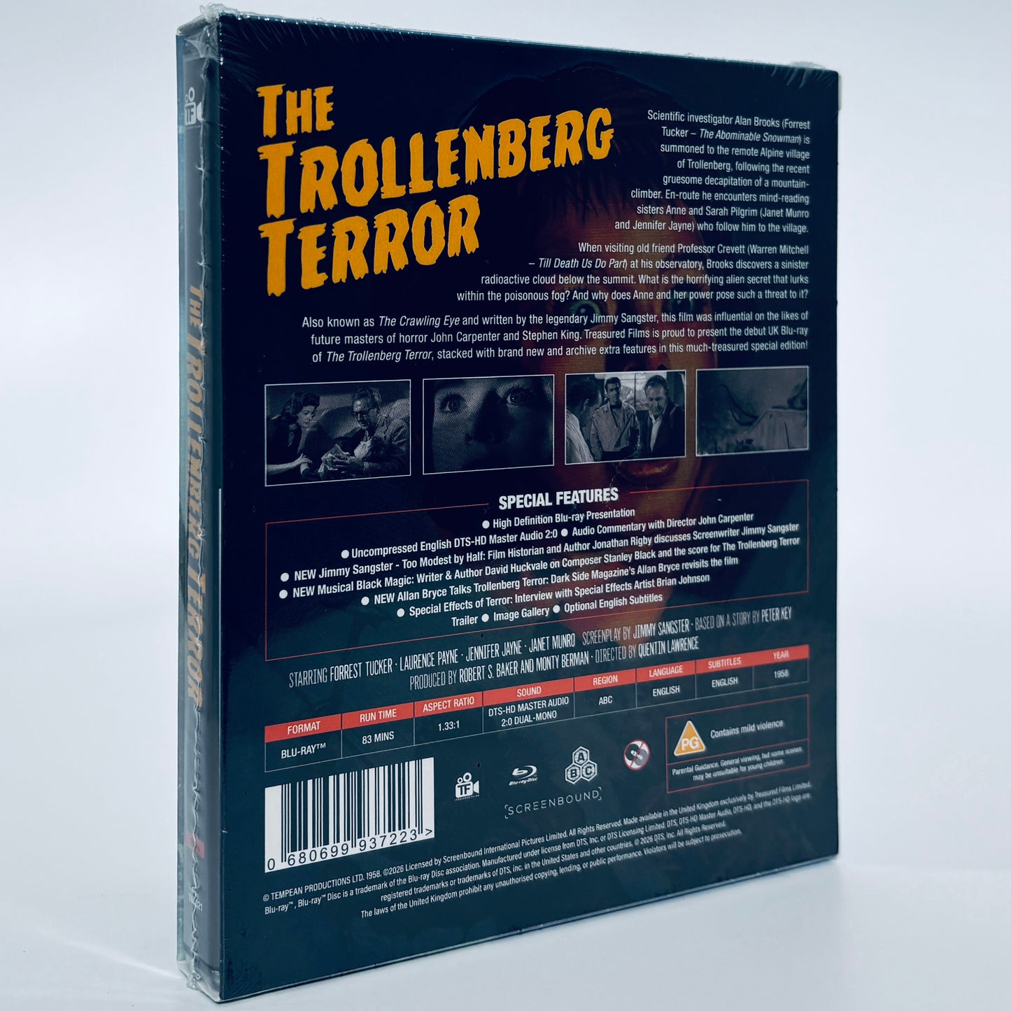 The Trollenberg Terror Blu-ray 1958 Treasured Films Crawling Eye Quentin Lawrence