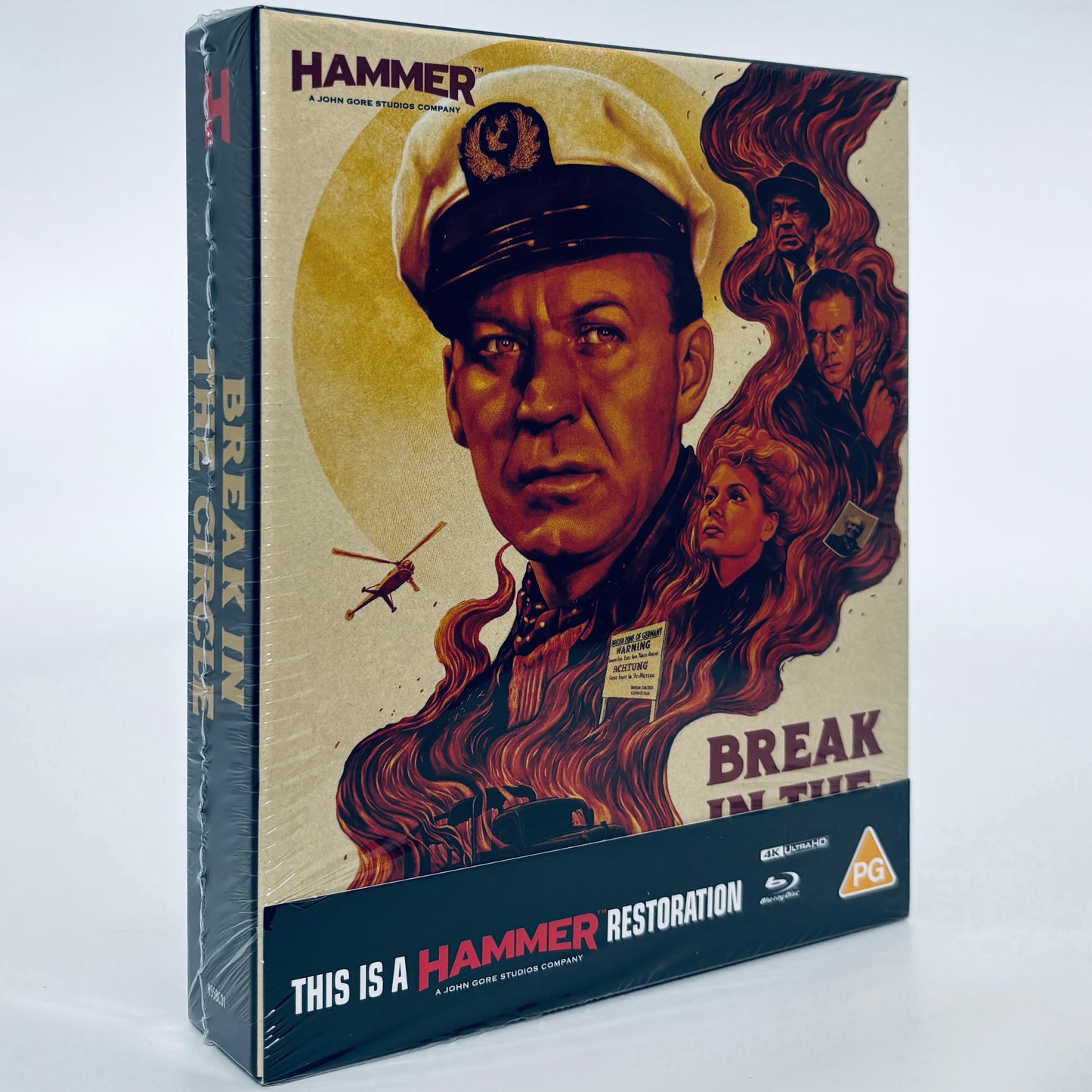 Break in the Circle 4K Ultra HD Blu-ray Hammer Films 1955 Forrest Tucker Val Guest Eva Bartok