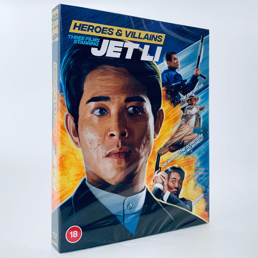 Heroes and Villains Jet Li 3-Disc The Enforcer Dr Wai Hitman My Father is a Hero Collection Blu-ray
