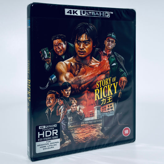Story of Ricky 4K Ultra HD Blu-ray 88 Films Nam Nai Choi Fan Siu-Wong Riki-Oh Standard