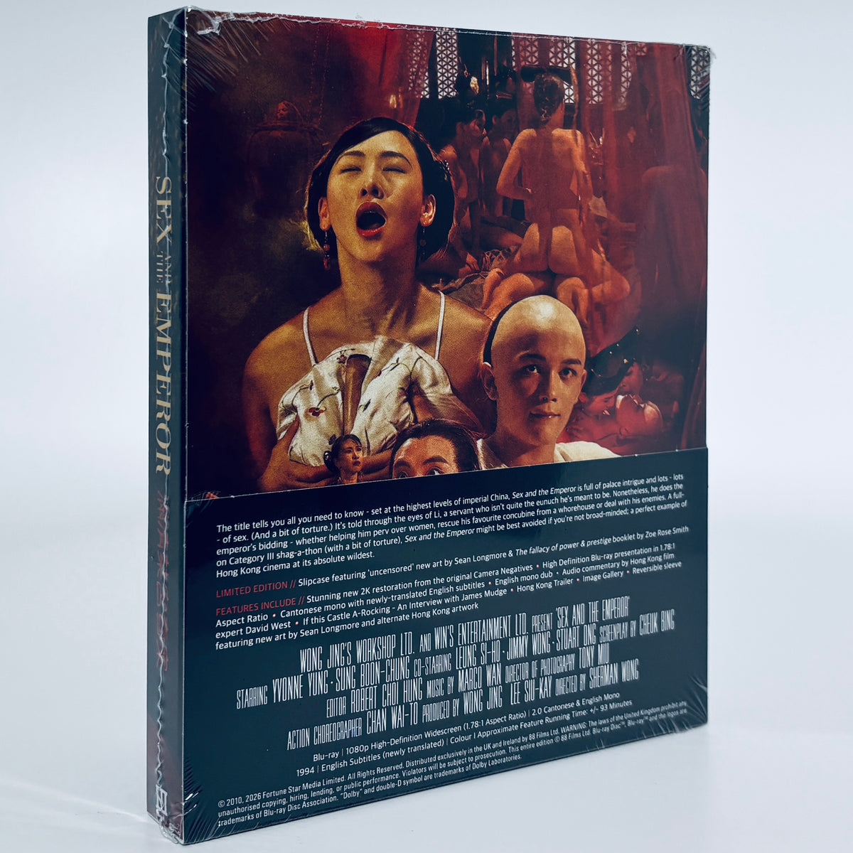 Sex and the Emperor Blu-ray 1994 88 Films Yvonne Yung Hung Sung Boon-Chung