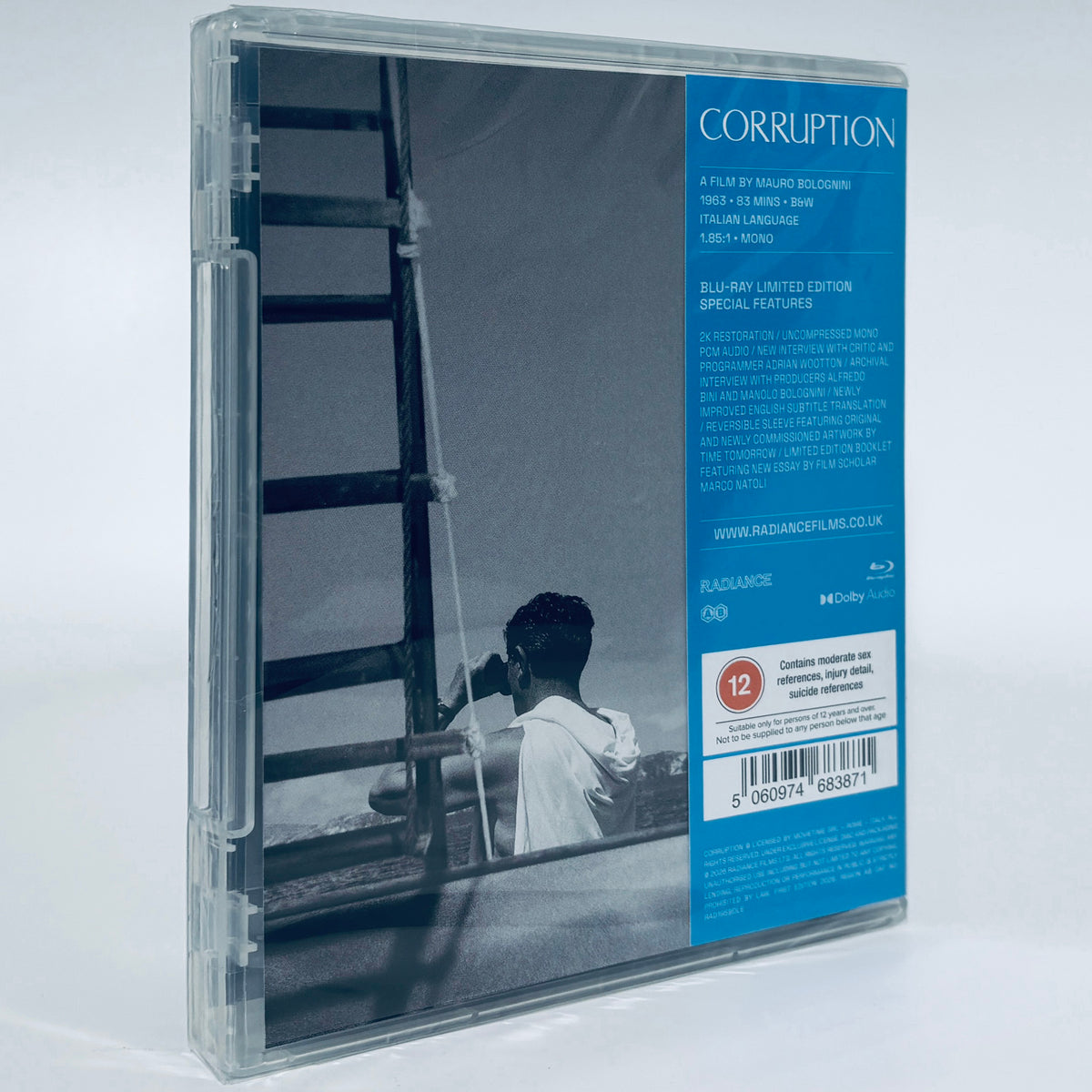 Corruption Blu-ray 1963 Radiance Mauro Bolognini Alain Cuny Rosanna Schiaffino