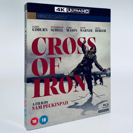 Cross of Iron Sam Peckinpah James Coburn 4K Ultra HD Blu-ray Studio Canal UK