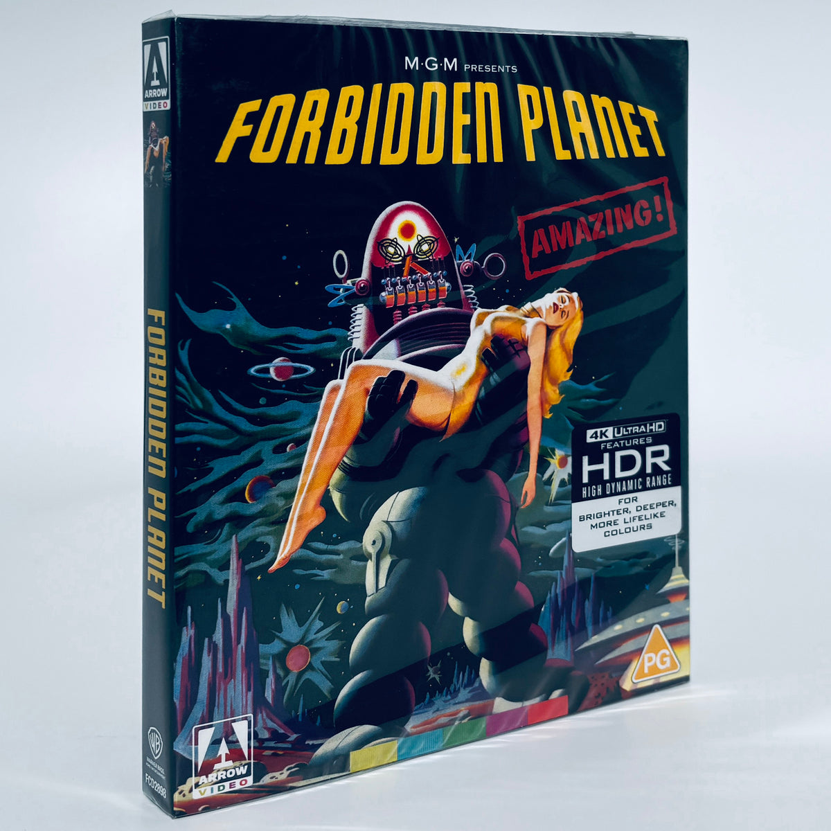 Forbidden Planet 4K Ultra HD Blu-ray 1956 Arrow Leslie Nielsen Fred M. Wilcox Walter Pidgeon