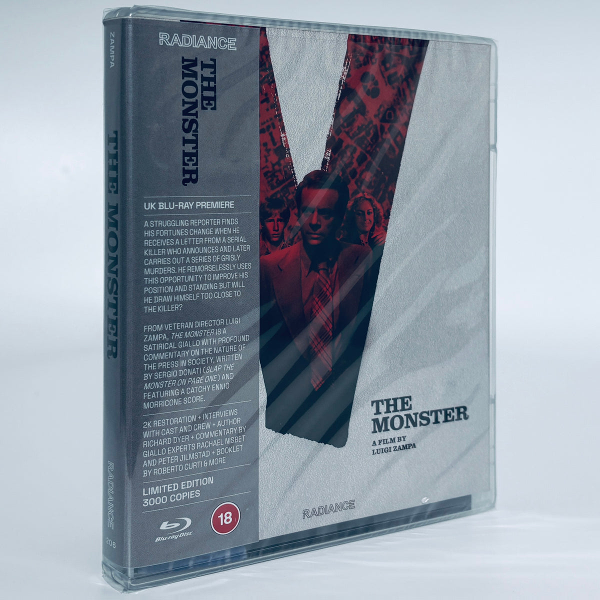 The Monster Blu-ray Radiance 1977 Luigi Zampa Ennio Morricone Italian Il mostro