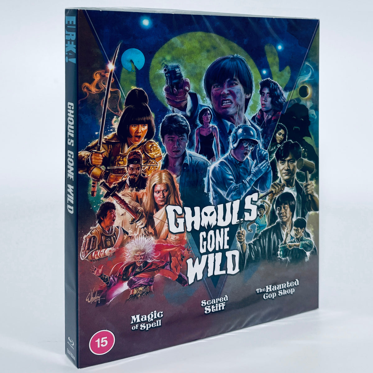 Ghouls Gone Wild Blu-ray Eureka Chow Yun-fat Ricky Hui Scared Stiff The Haunted Cop Shop Magic of Spell