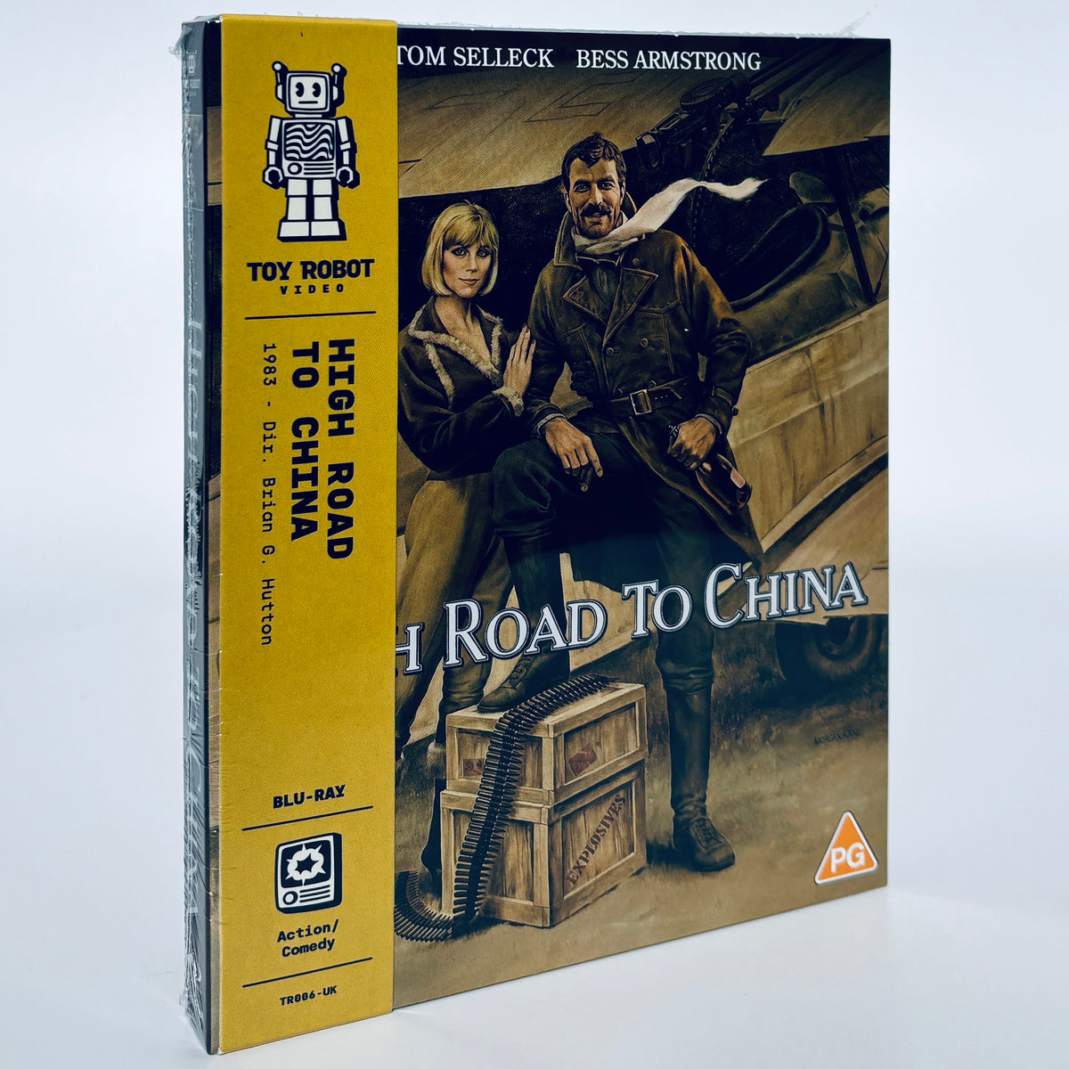 High Road to China Blu-ray Toy Robot Video Arrow Raiders of the End of the World 1983 Tom Selleck
