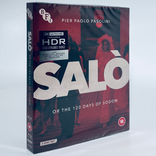 Salo 4K Ultra HD Blu-ray 1975 Studio Canal Salò 120 Days of Sodom Pier Paolo Pasolini