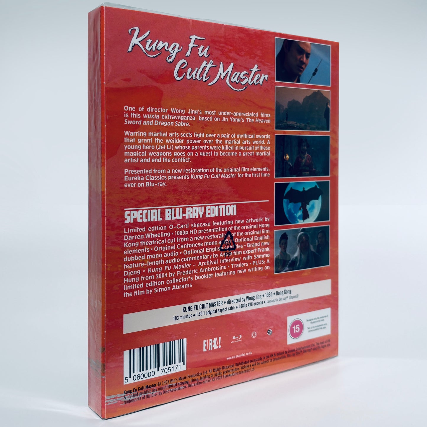 Kung Fu Cult Master Jet Li Sammo Hung Wong Jing Chingmy Yau Colt Blu-ray Eureka