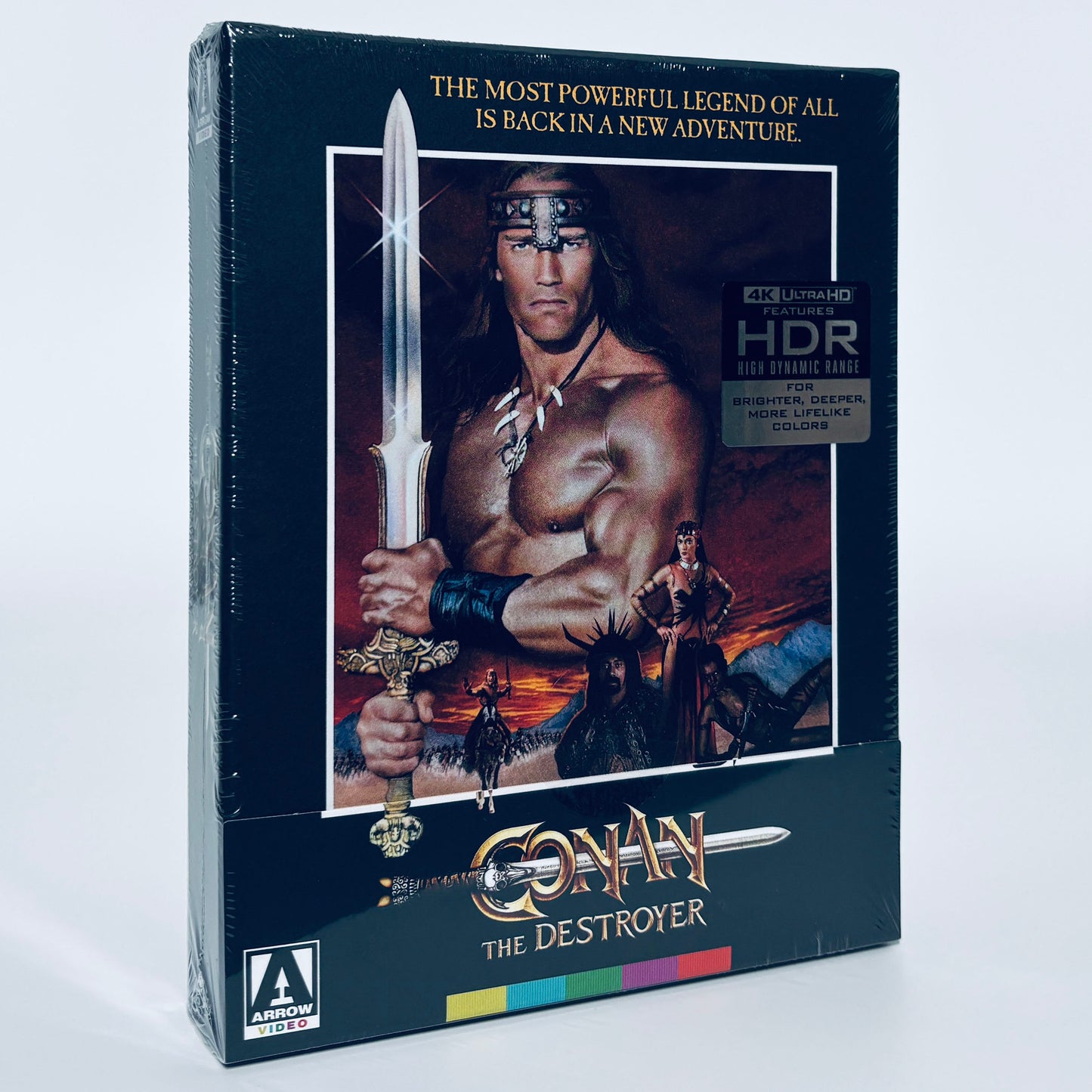 Conan the Destroyer 4K Ultra HD UHD 2 Arnold Schwarzenegger Arrow Films Blu-ray