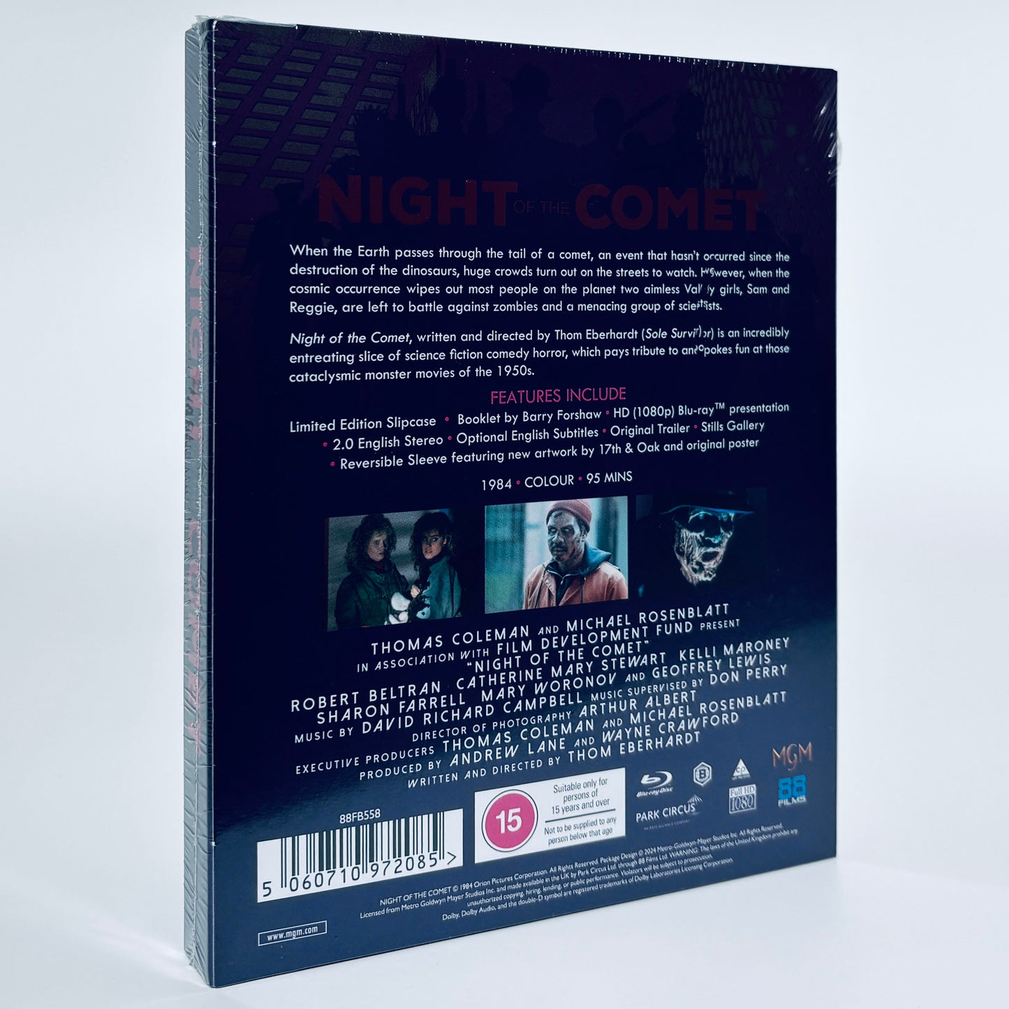 Night of the Comet 1984 Limited Slipcase Region B Blu-ray 88 Films UK