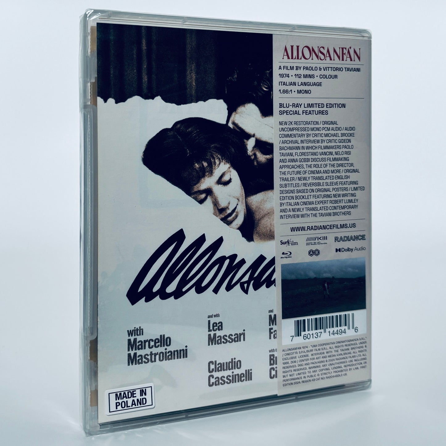 Allonsanfan Italian 1974 Paolo Vittorio Taviani Limited Edition Blu-ray Radiance