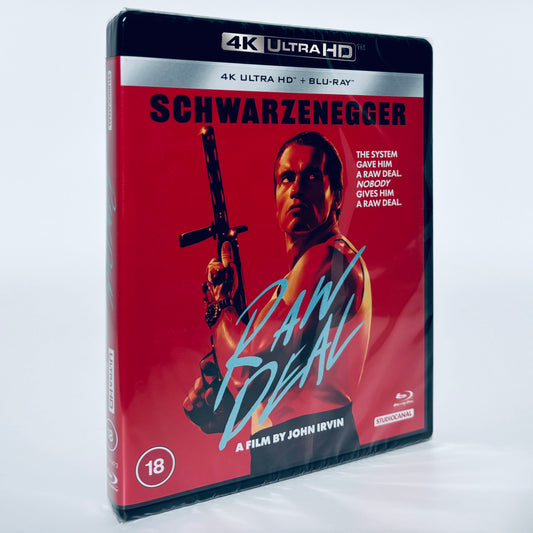 Raw Deal Arnold Schwarzenegger 2-Disc 4K Ultra HD Blu-ray Studio Canal UK