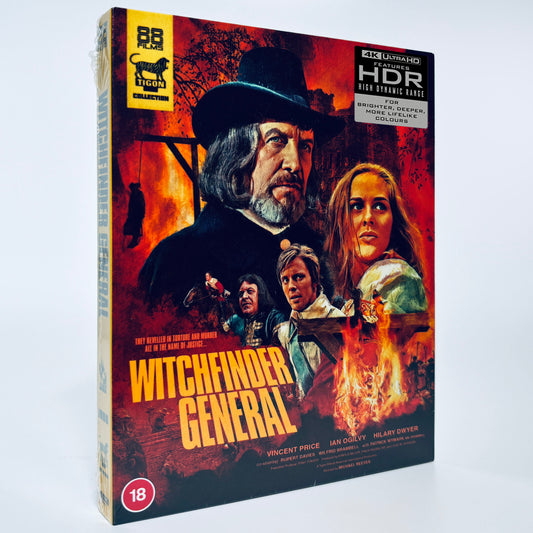 Witchfinder General Conqueror Worm Witch finder 4K UHD Blu-ray 88 Films Ultra HD Vincent Price