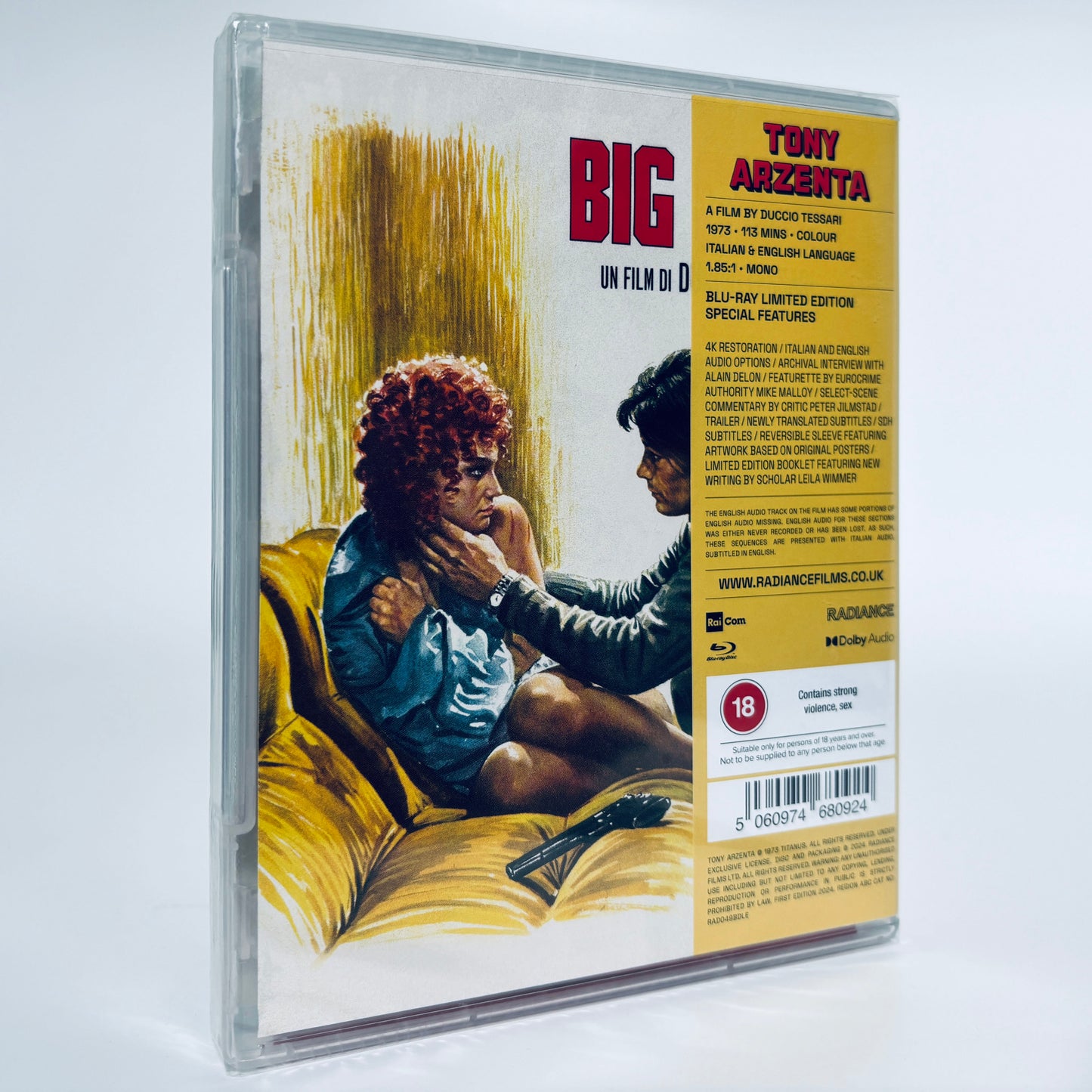 Tony Arzenta Alain Delon Big Guns No Way Out Limited Edition Blu-ray Radiance