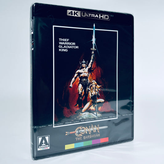 Conan the Barbarian 4K Ultra HD UHD Arnold Schwarzenegger Arrow Films Blu-ray Standard