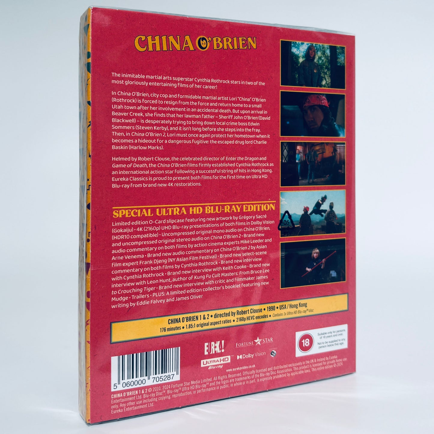 China O’ Brien UHD 4K Ultra HD Cynthia Rothrock 1 2 Eureka Blu-ray UK II Brian