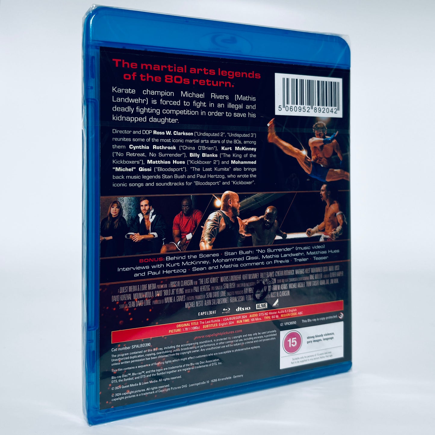 The Last Kumite Cynthia Rothrock Kurt McKinney Billy Blanks Blu-ray Capelight