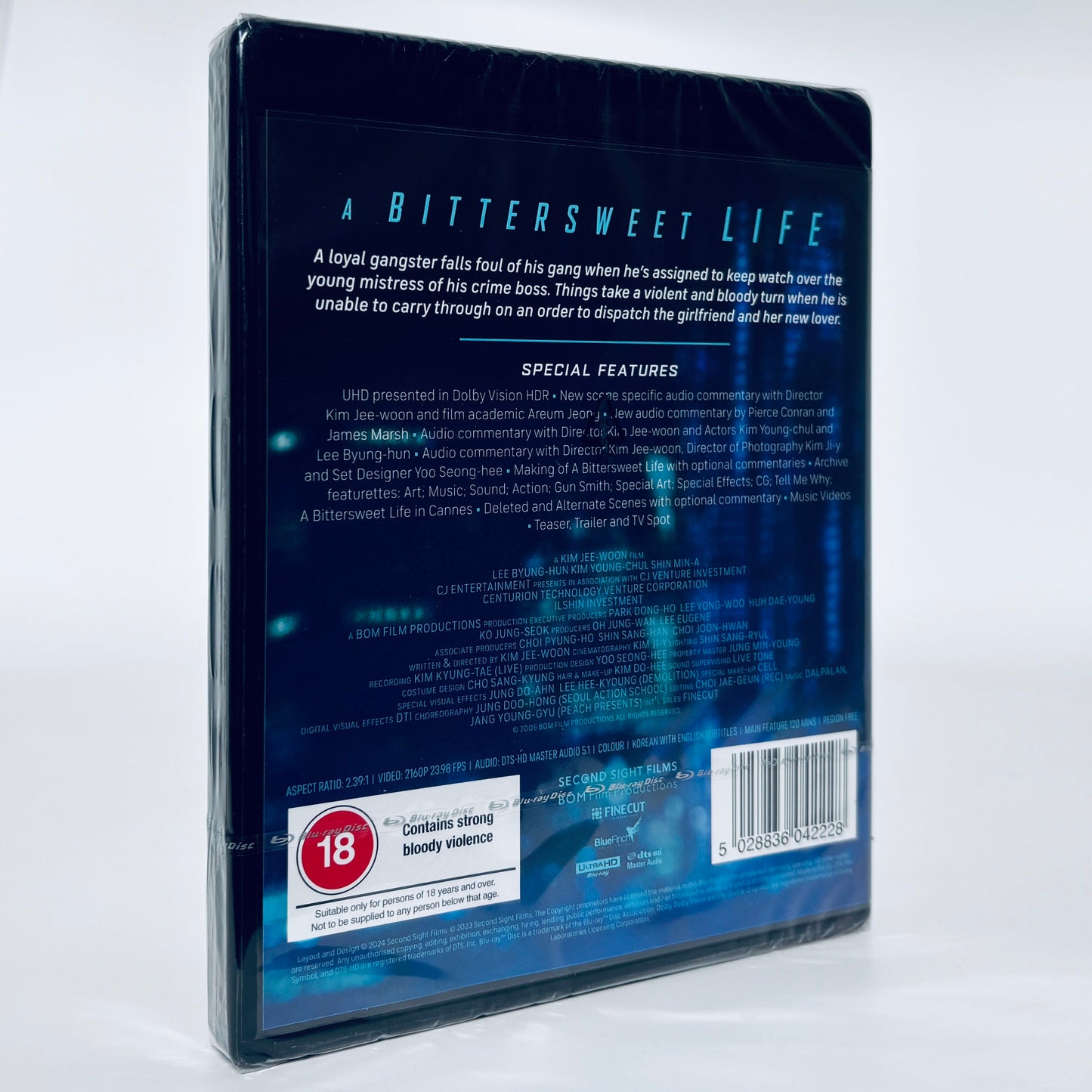 A Bittersweet Life 4K Ultra HD Second Sight Standard Edition Blu-ray Bitter sweet