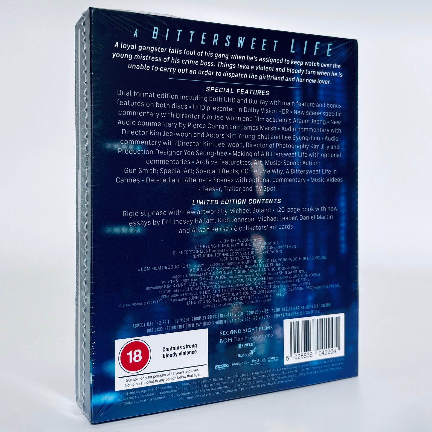 A Bittersweet Life 4K Ultra HD Second Sight Limited Edition Blu-ray Bitter sweet