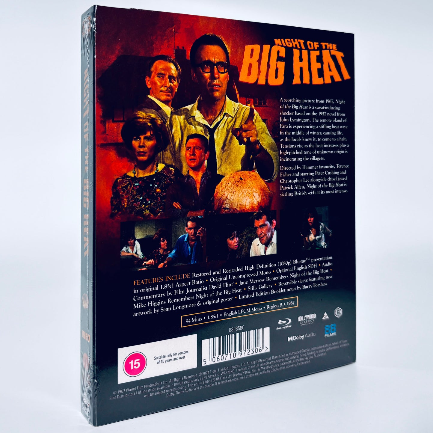 Night of the Big Heat Blu-ray 88 Films Island of the Burning Damn Peter Cushing