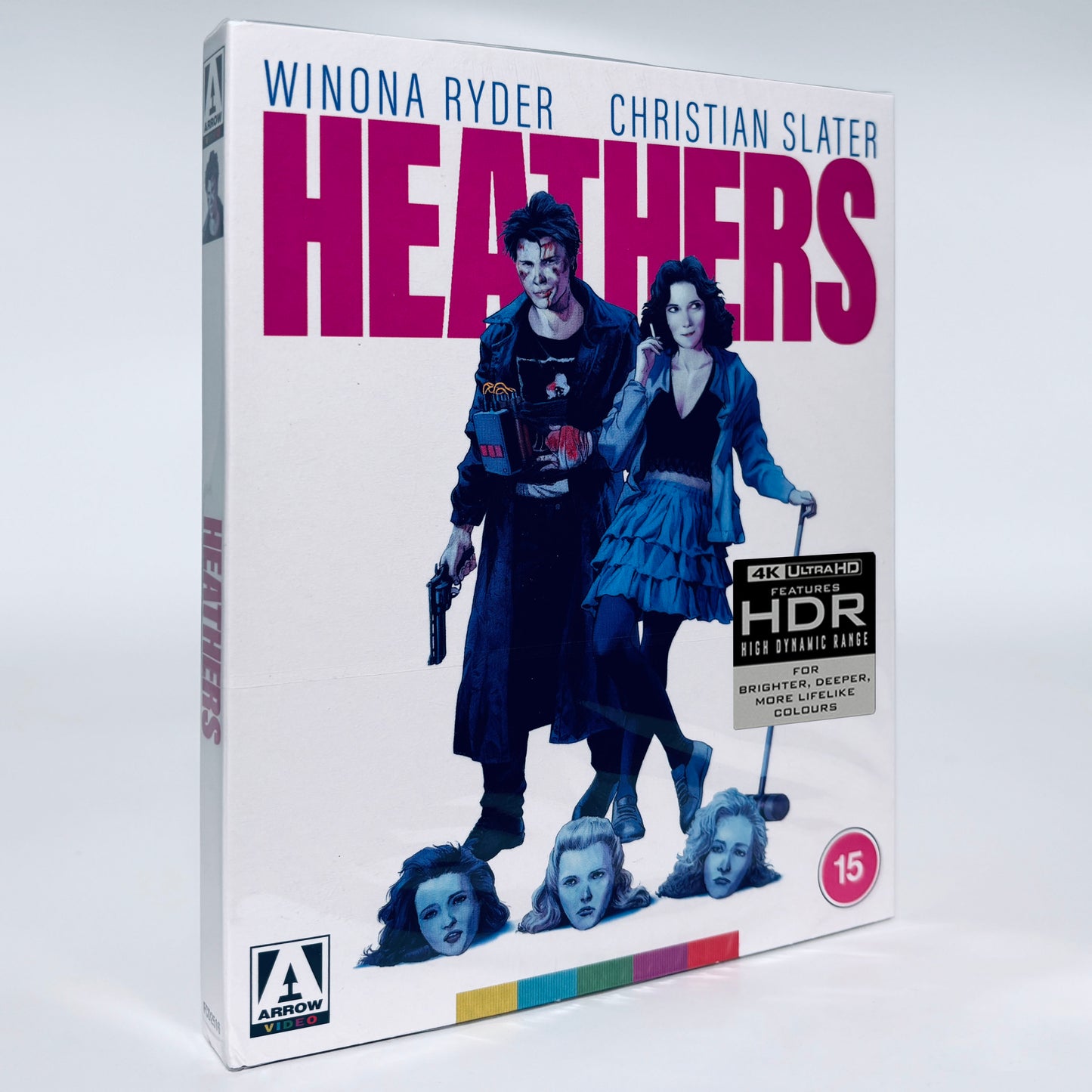 Heathers UHD 4K Ultra HD Blu-ray 1988 Arrow Christian Slater Winona Ryder