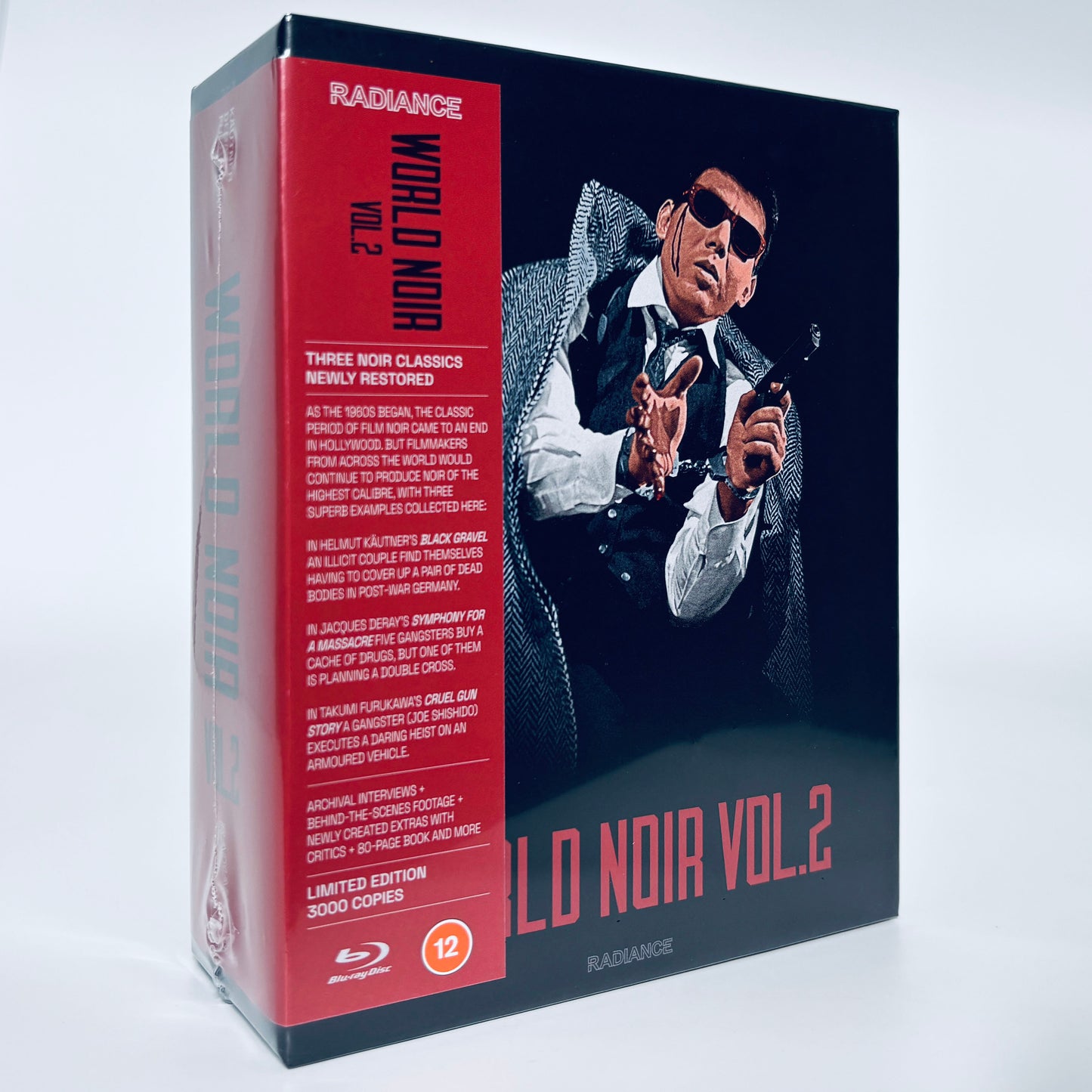 World Noir Vol 2 Blu-ray Black Gravel Cruel Gun Story Volume Two II Radiance Symphony for a Massacre