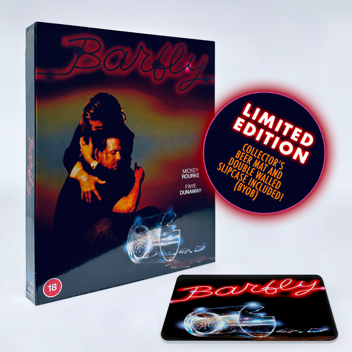 Barfly Blu-ray 1987 Blu-ray 88 Films Faye Dunaway Mickey Rourke Bar Fly