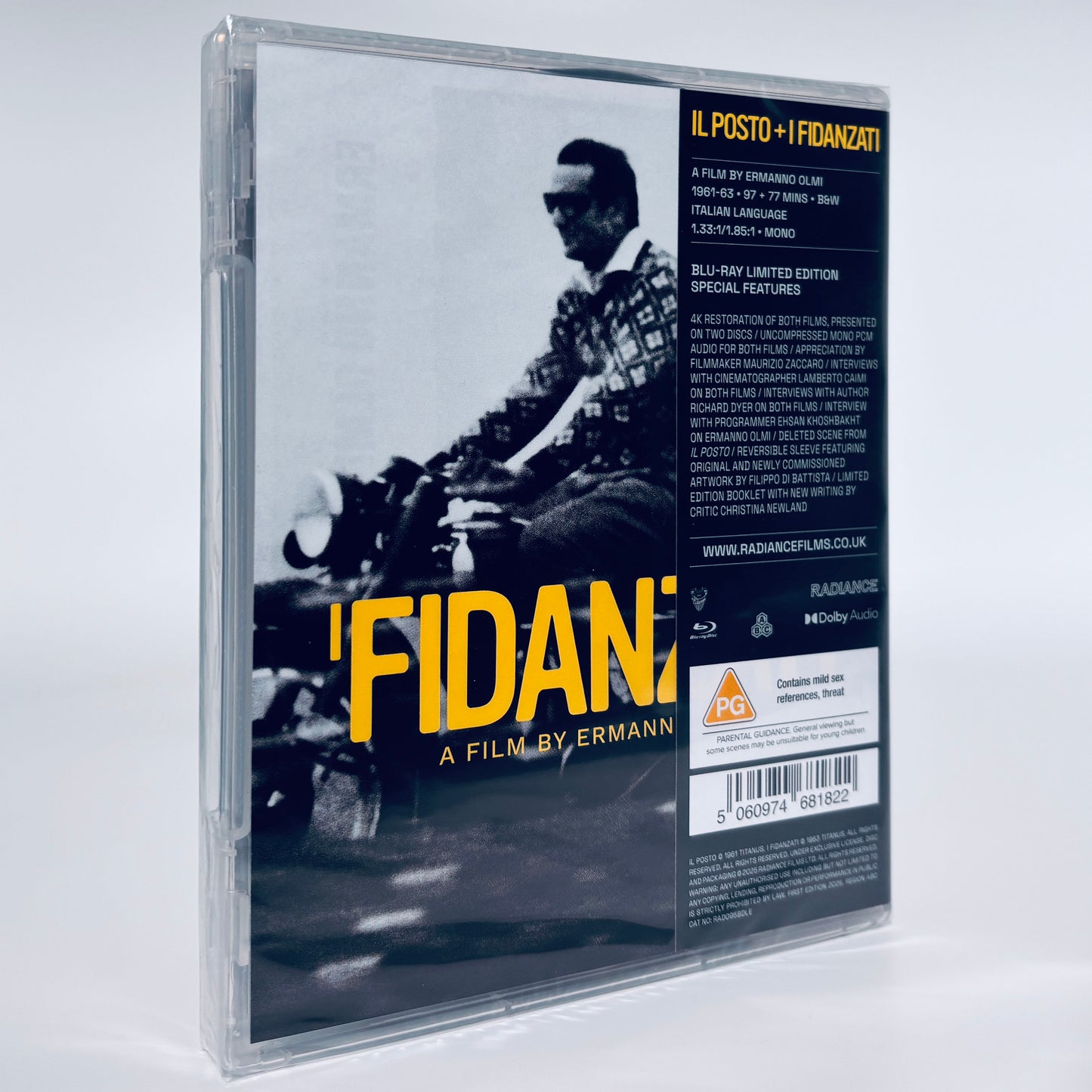 Il posto I fidanzati Blu-ray Radiance Ermanno Olmi Italian Italy The Fiances