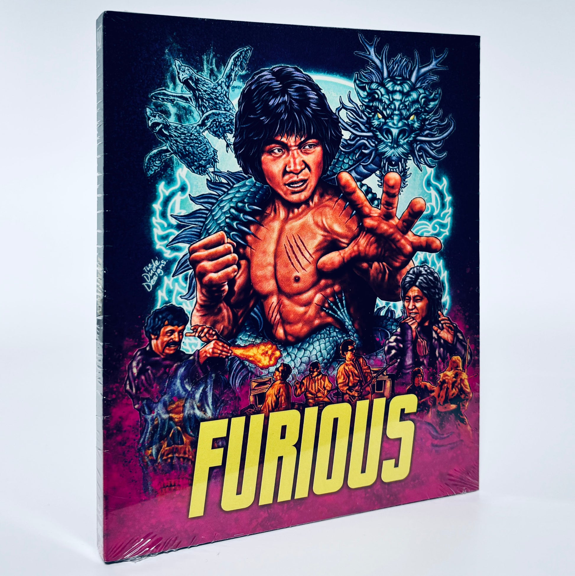 Furious Blu-ray Visual Vengeance 1984 Kung Fu Martial arts Simon Phill ...