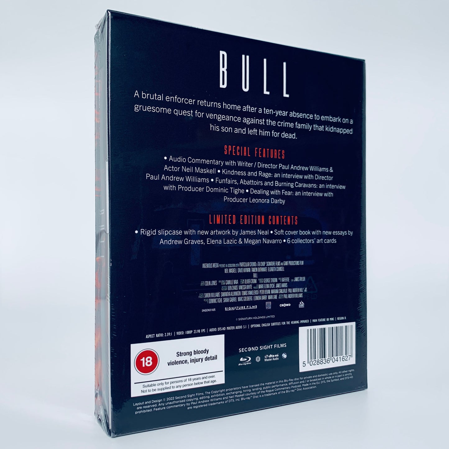 Bull Paul Andrew Williams British Limited Edition Blu-ray Second Sight