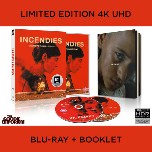 Incendies 4K UHD Region B Blu-ray Denis Villeneuve 101 Films 2010