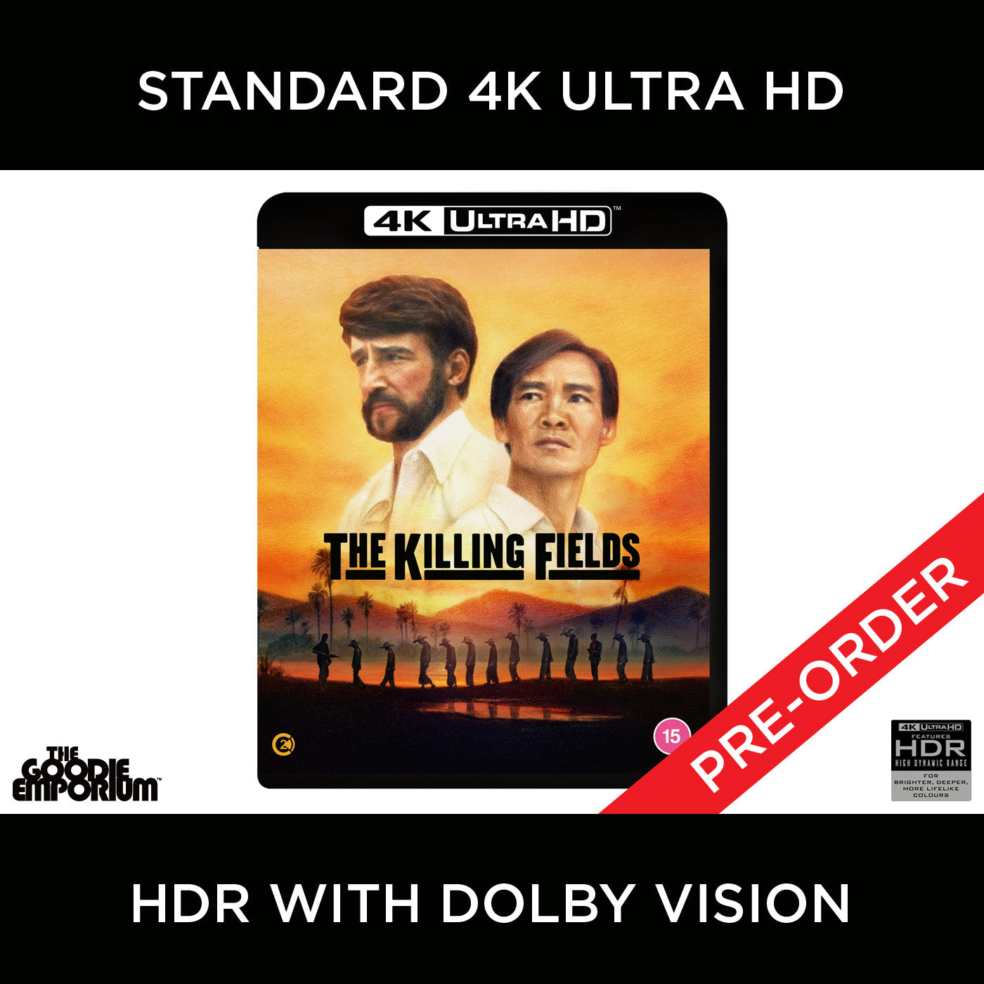 The Killing Fields 4K Ultra HD Blu-ray 1984 Second Sight Haing S Ngor Sam Waterston