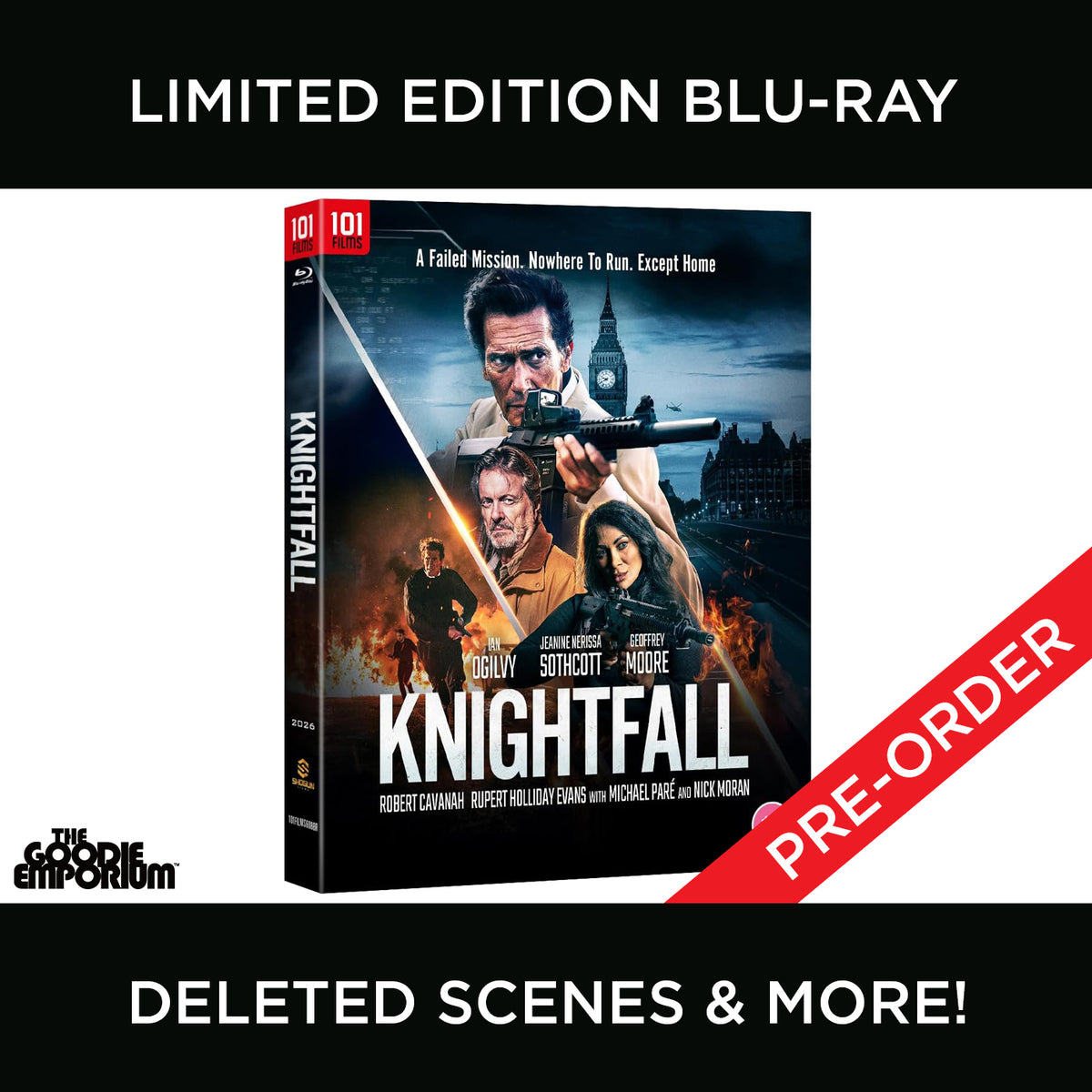 Knightfall Blu-ray 101 Films 007 James Bond Knight fall Night Fall Geoffrey Moore Jeanine Nerissa Sothcott Ian Ogilvy