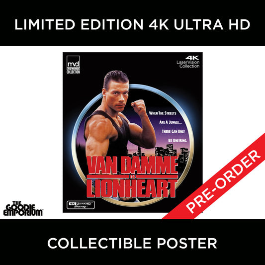 Lionheart Extended Cut 4K Ultra HD Blu-ray MVD Jean-Claude Van Damme AWOL