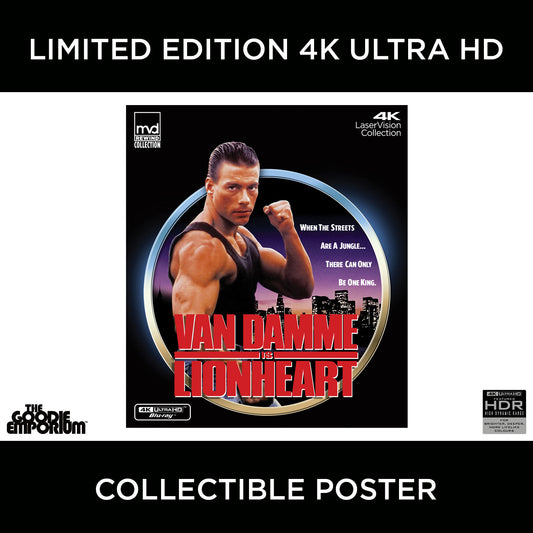 Lionheart Extended Cut 4K Ultra HD Blu-ray MVD Jean-Claude Van Damme AWOL