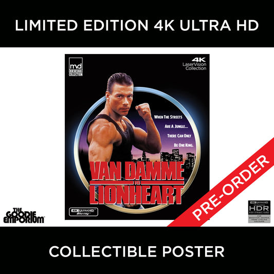 Lionheart Extended Cut 4K Ultra HD Blu-ray MVD Jean-Claude Van Damme AWOL