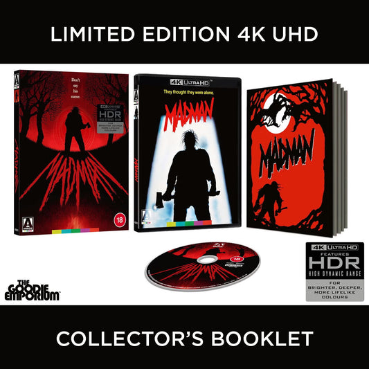 Madman UHD 4K Ultra HD 1981 Mad Man Marz Blu-ray Arrow Limited Edition