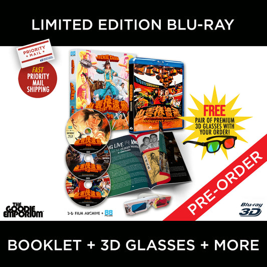 Magnificent Bodyguards Blu-ray Jackie Chan 88 Films 3D Glasses Lo Wei James Tien Bruce Leung