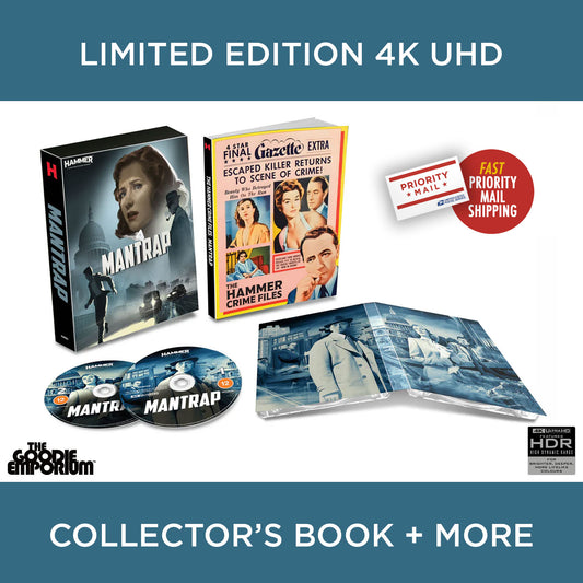 Mantrap Man Trap 4K Ultra HD Man in Hiding Blu-ray Hammer Terence Fisher Paul Henreid