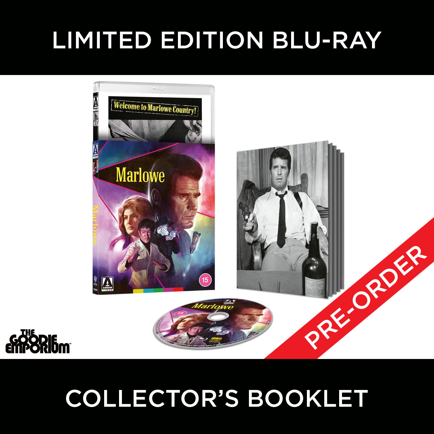 Marlowe Blu-ray Arrow Bruce Lee James Garner 1969