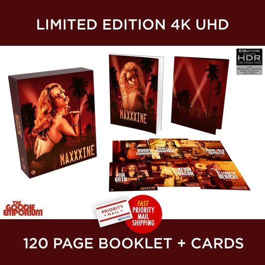 MaXXXine 4K Ultra HD Blu-ray Second Sight Limited Edition Maxine Ti West