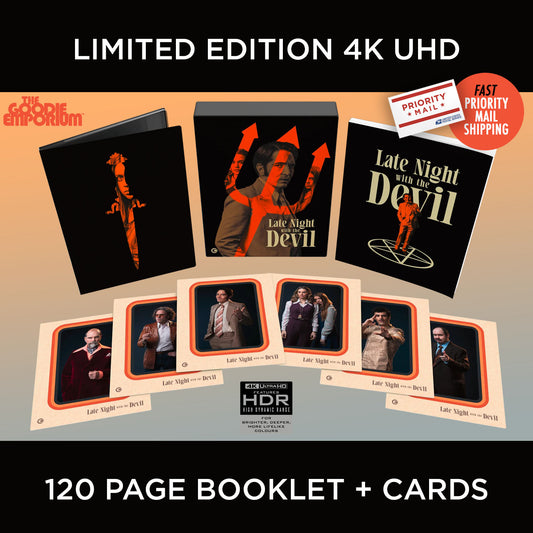 Late Night With The Devil 4K Ultra HD Second Sight Limited Edition Blu-ray