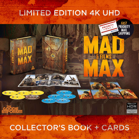 Mad Max Petrol 5-Film Collection Gas Can Furiosa 4K Ultra HD Blu-ray Warner