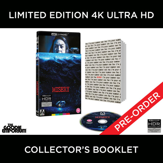 Misery 4K Ultra HD Blu-ray 1990 Arrow Rob Reiner James Caan Kathy Bates