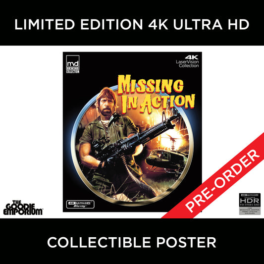 Missing in Action 4K Ultra HD Blu-ray MVD Chuck Norris 1984