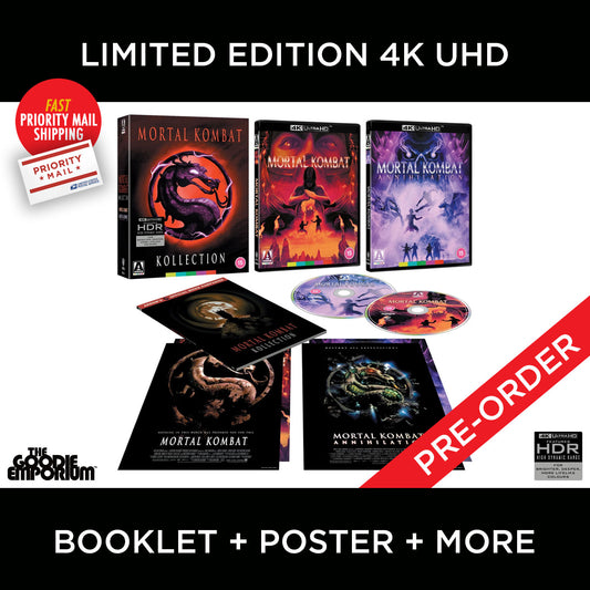 Mortal Kombat 4K Ultra HD Blu-ray Arrow Annihilation II Kollection Collection Combat