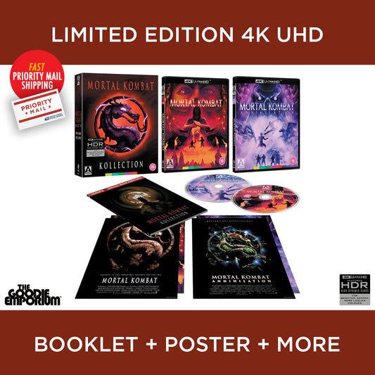 Mortal Kombat 4K Ultra HD Blu-ray Arrow Annihilation II Kollection Collection Combat