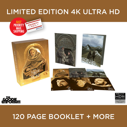 The Name of the Rose 4K Ultra HD Blu-ray 1986 Second Sight Limited Jean-Jacques Annaud Sean Connery