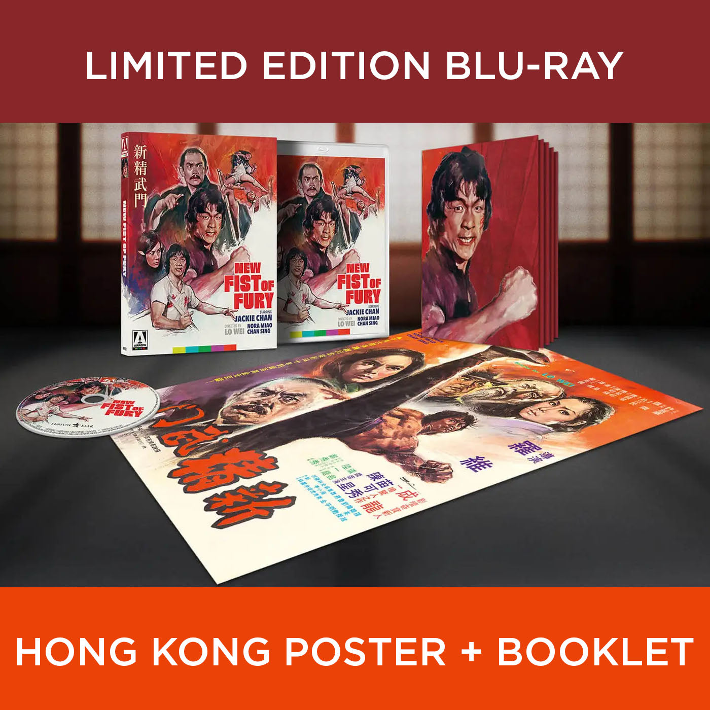 New Fist of Fury Jackie Chan Blu-ray Arrow Video Bruce Lee Nora Miao C ...